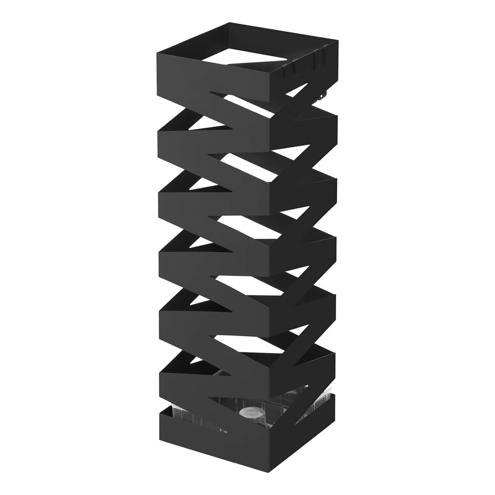 Paraplystativ i metal - Sort