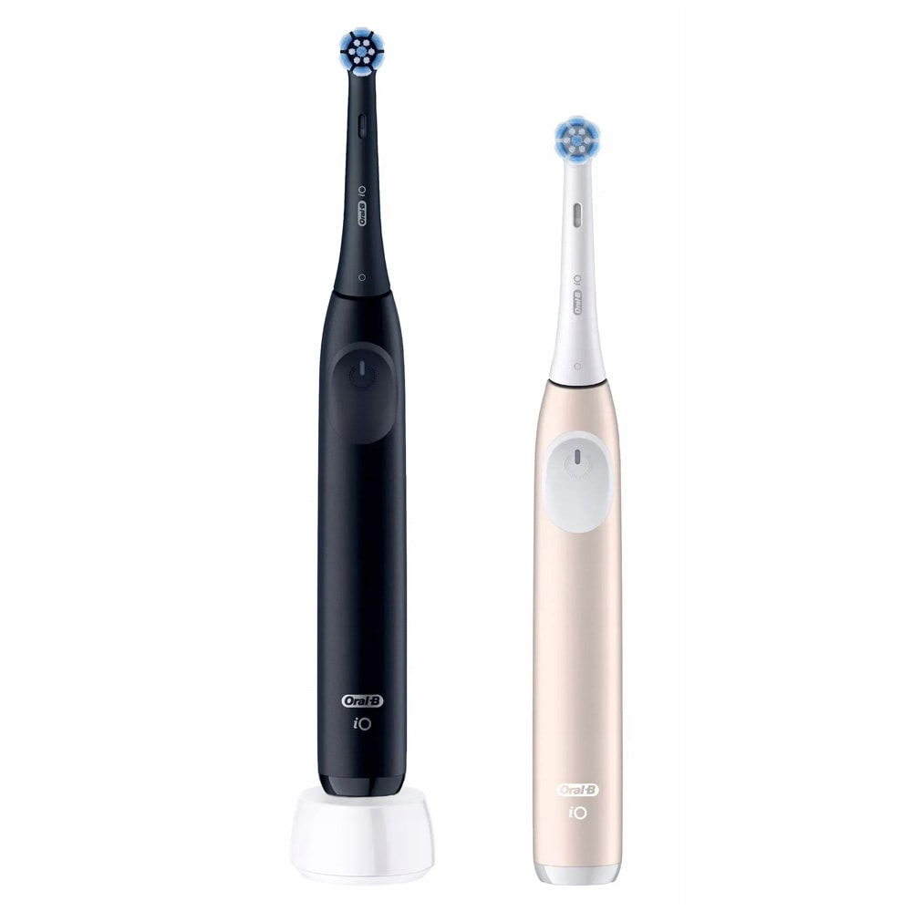 Oral-B iO2 Duo elektrisk tandbørste – Sort/Rosa