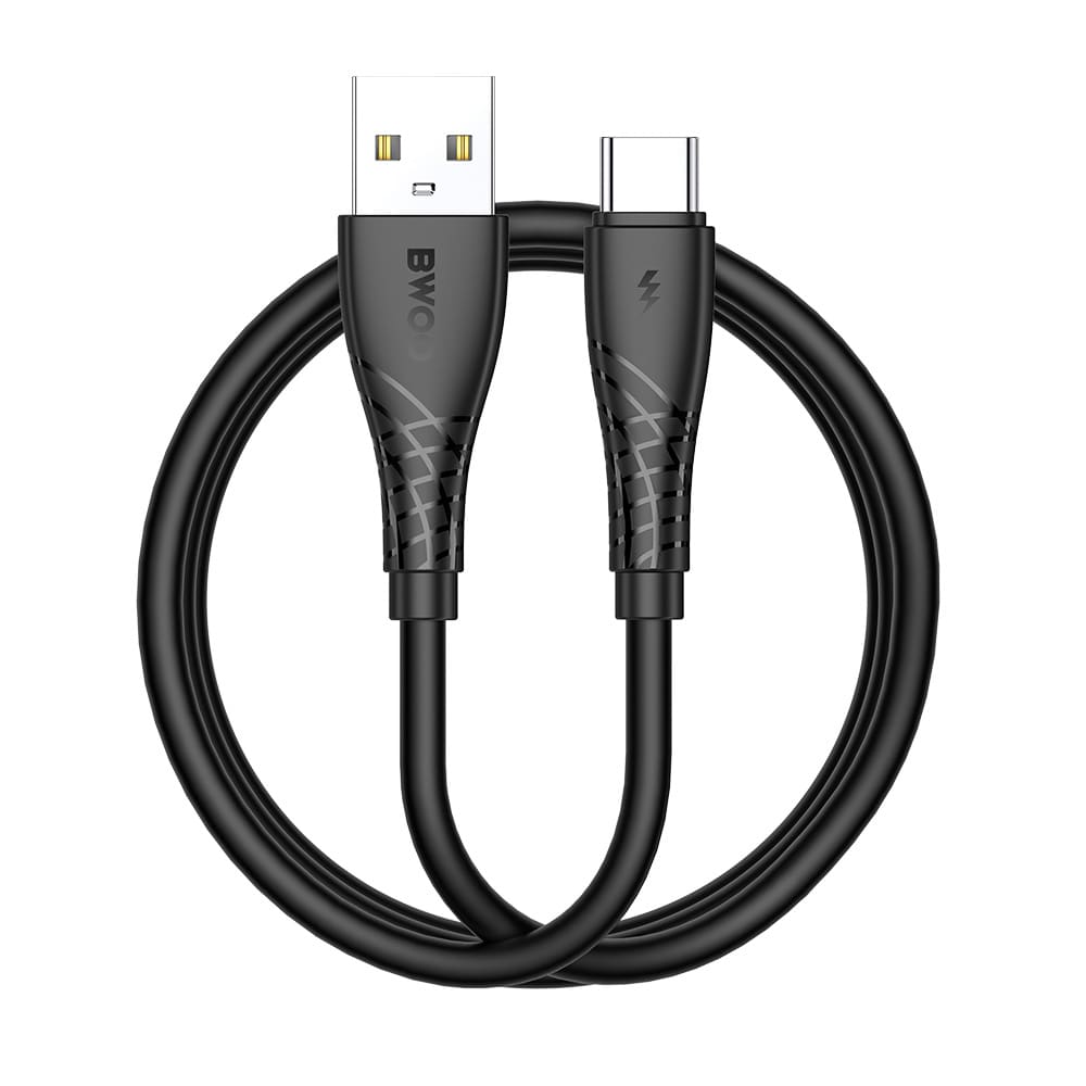 BWOO USB-kabel 27W - USB til USB-C 1m - Svart