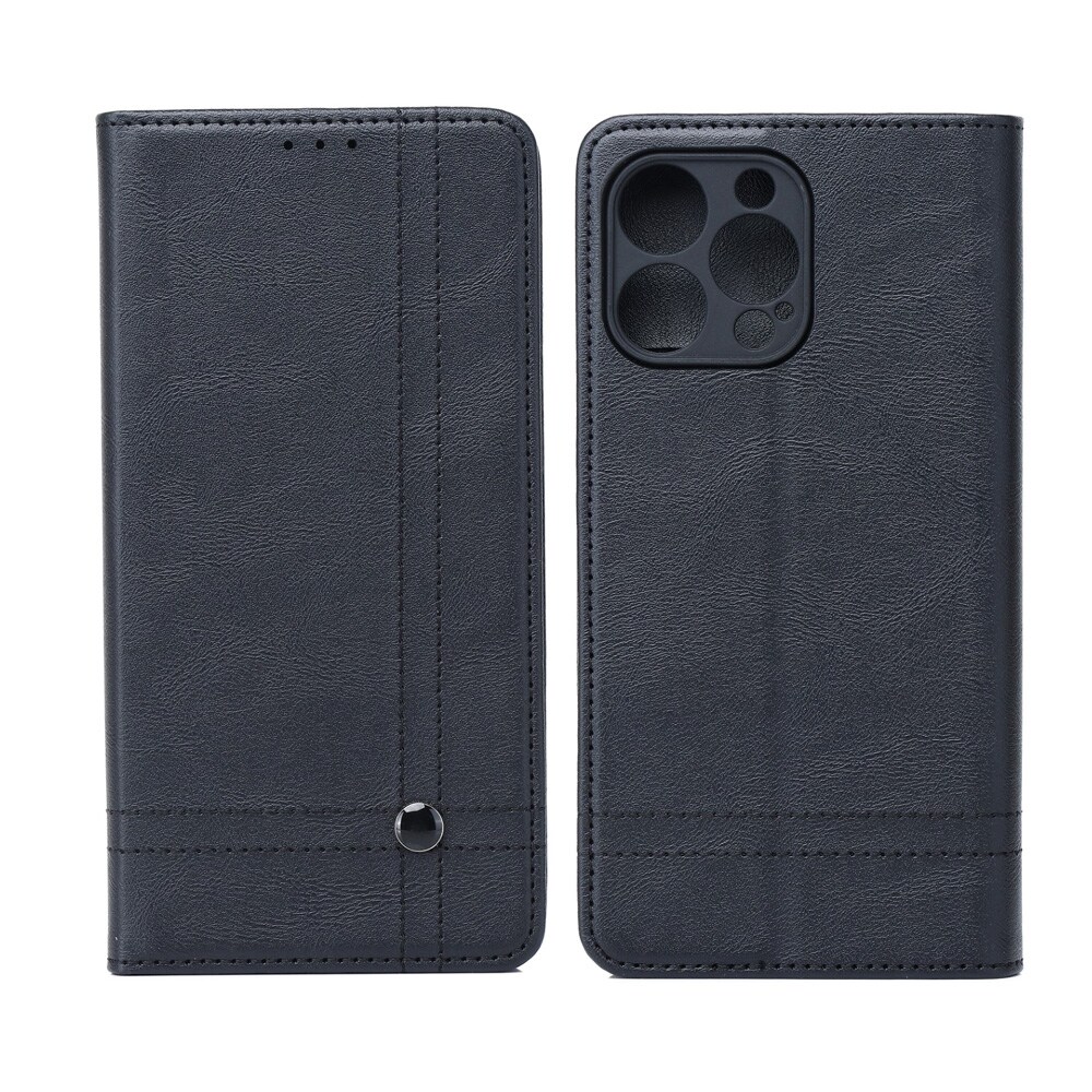 Flip-etui i kunstlæder til iPhone 17 Air - Svart