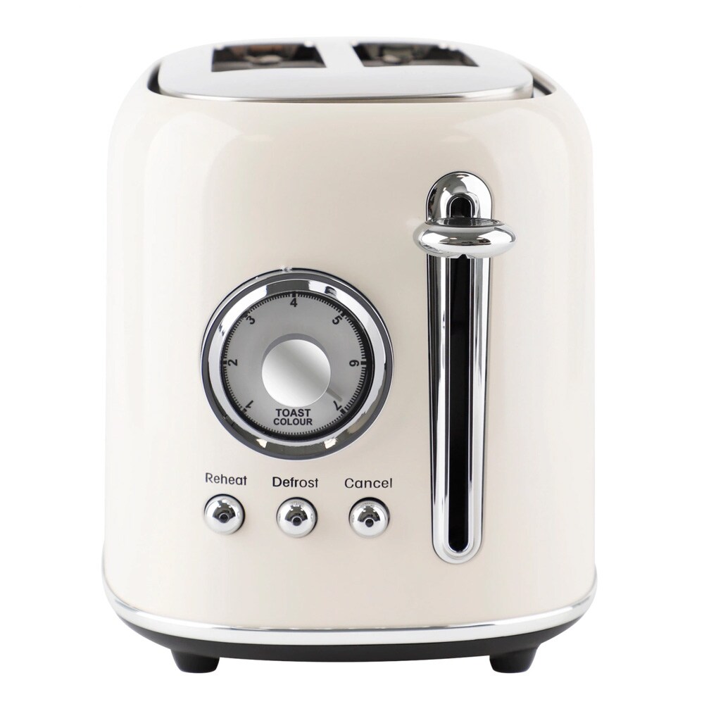 Emerio brødrister 800W til 2 skiver - Hvid