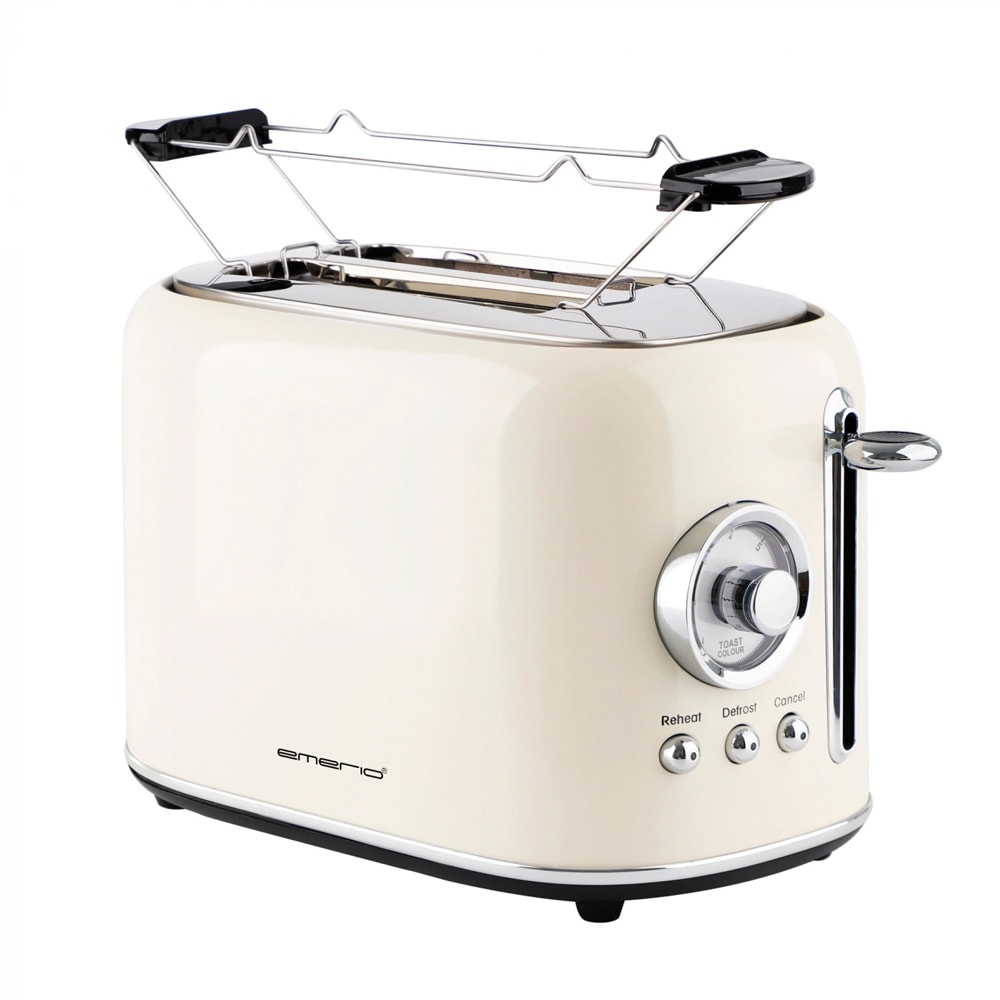 Emerio brødrister 800W til 2 skiver - Hvid