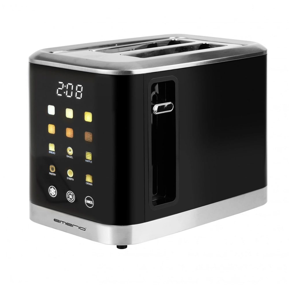 Emerio Brødrister med touch-kontrol og LED-display 800W - Svart
