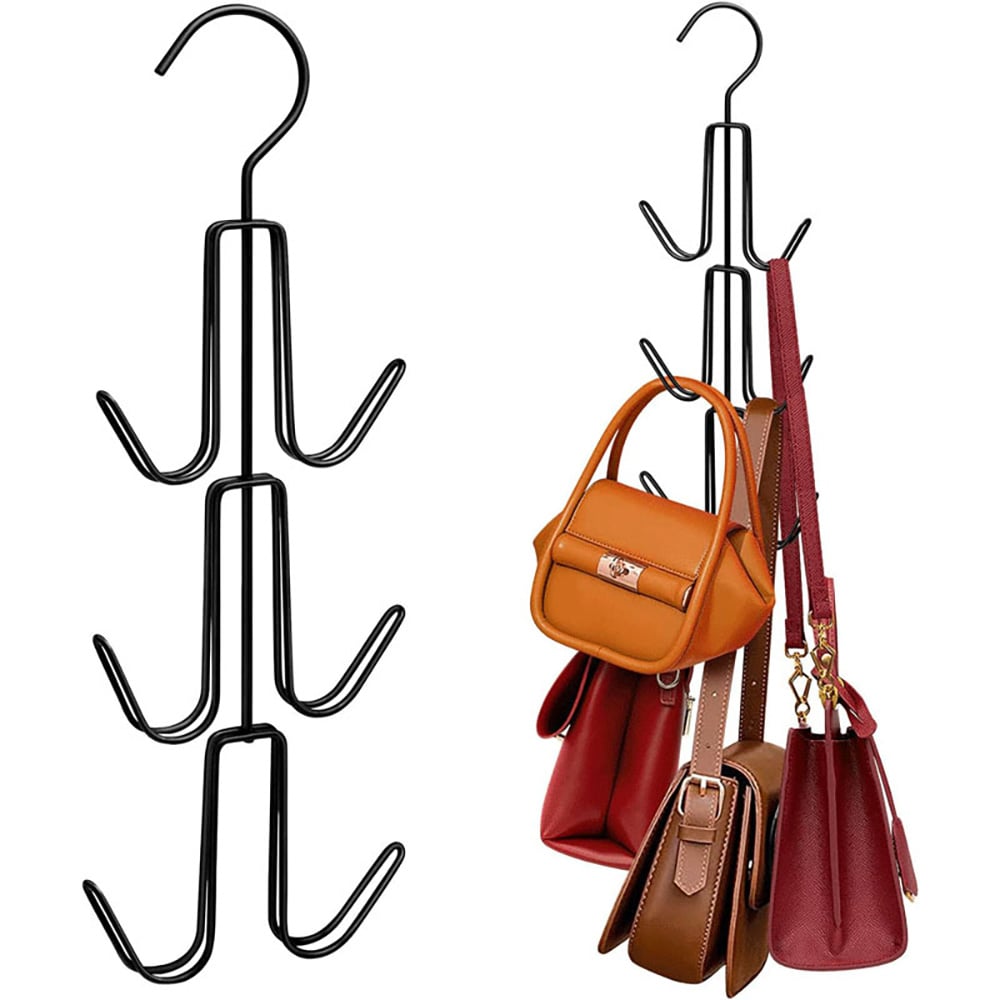 Stangbøjler til håndtasker 2-pak - Svart