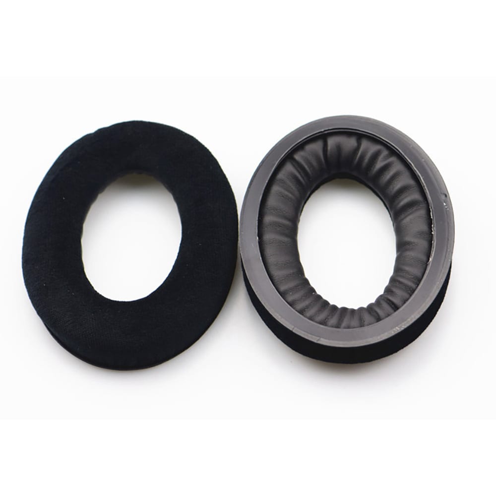 Ørepuder til Sennheiser HD515, HD555, HD595 og HD598 i flannel - Sort