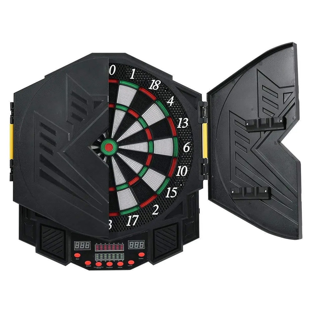 Elektronisk LED-dartskive – 27 spil og 12 dartpile
