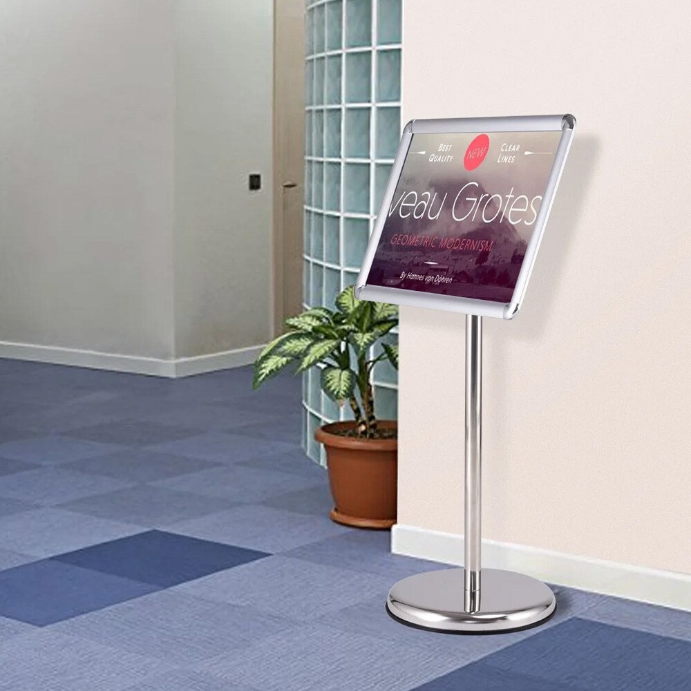 A3-plakatstativ med drejelig ramme og justerbar højde