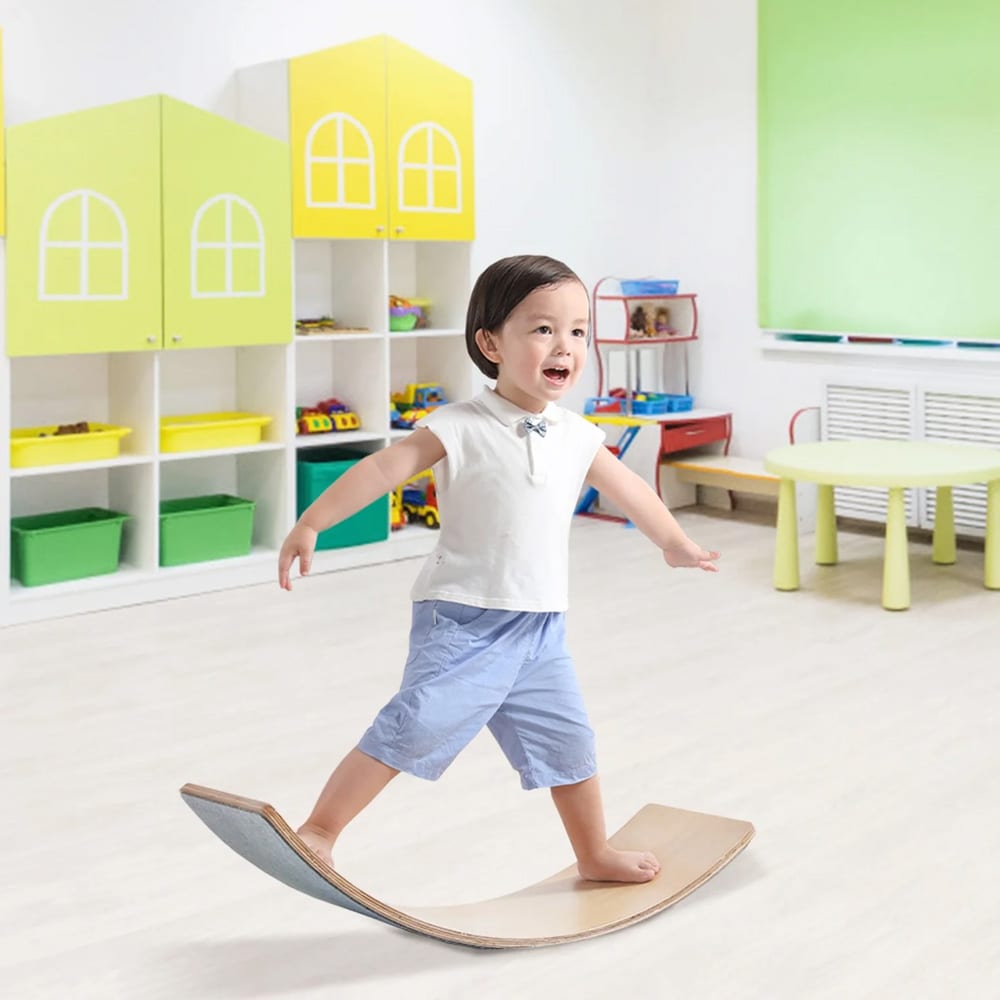 Balancebræt i træ 90 cm