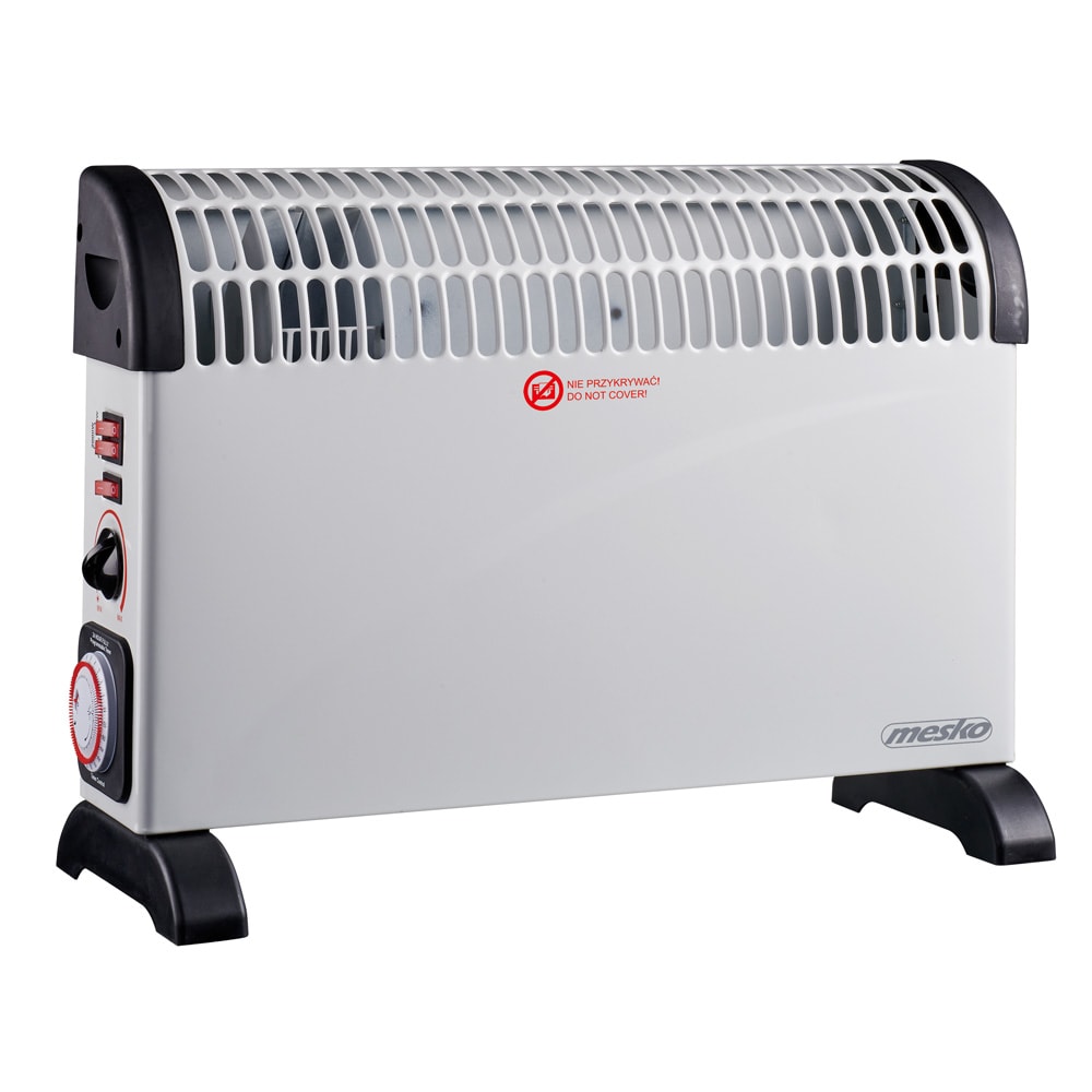 Mesko konvektorvarmer med timer og turboventilator