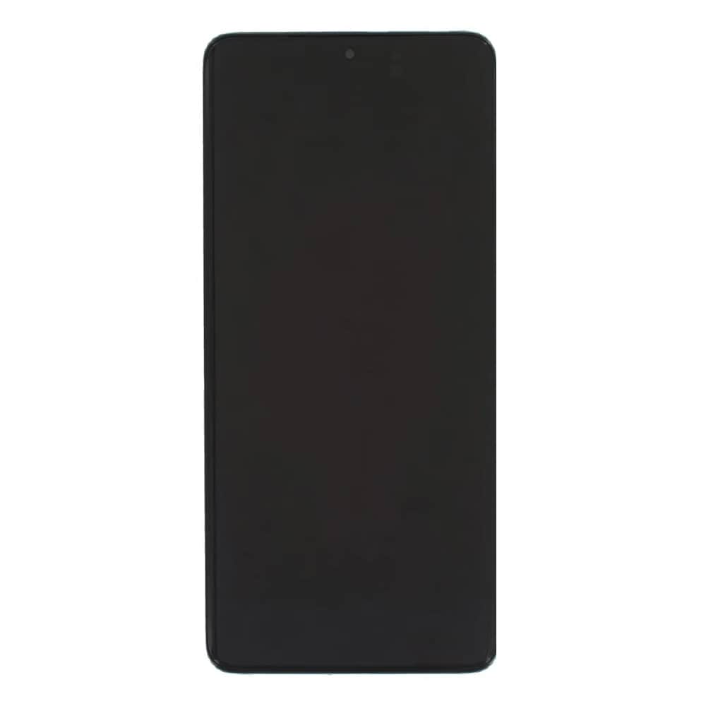 LCD-skærm Samsung Galaxy S21 Ultra - Svart med ramme