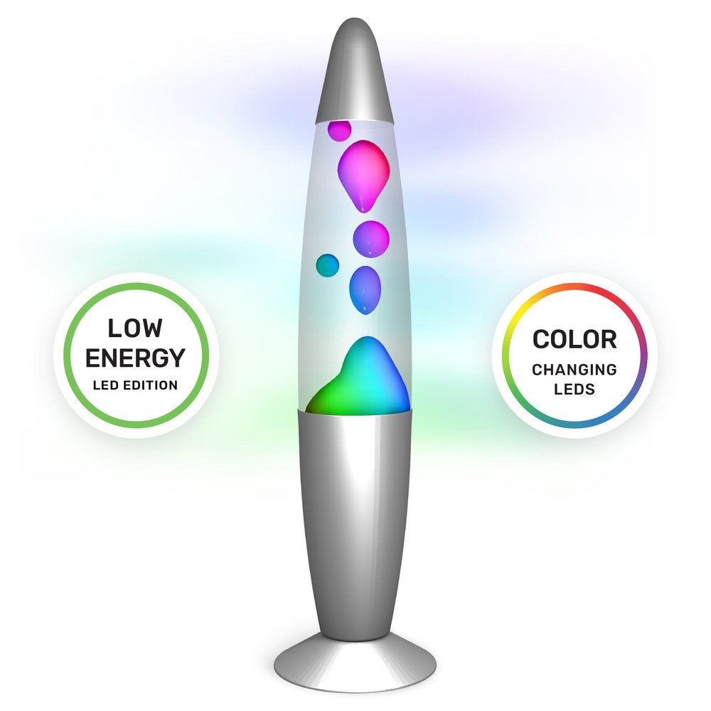PartyFunLights Lavalampe med farveskiftende RGB-LED