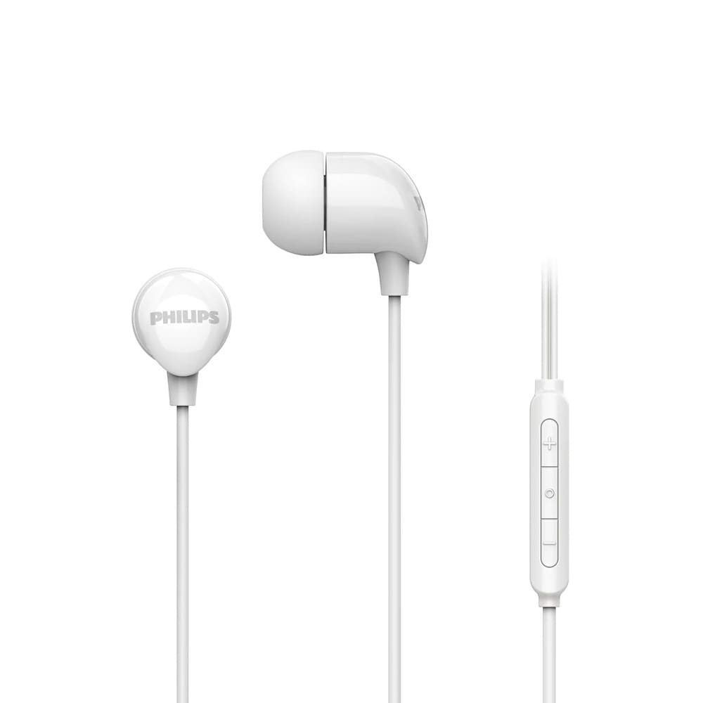 Philips TAE2146BK/9 in-ear-hovedtelefoner med USB-C og mikrofon – Hvid