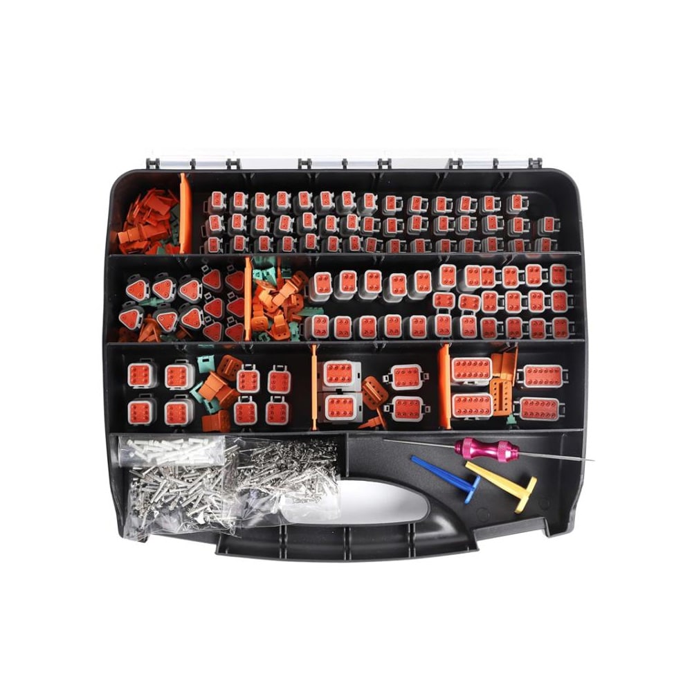 Kasse med DT-stik 603 stk