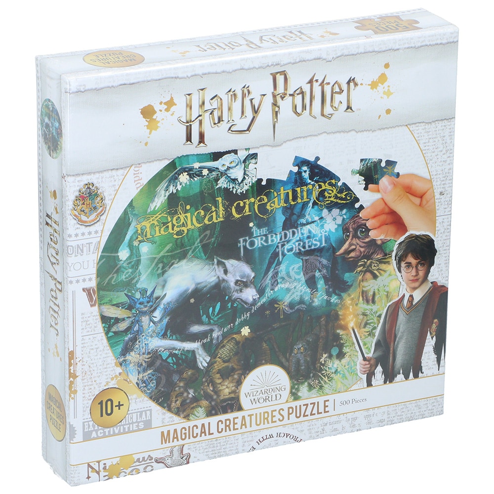Puslespil med 500 brikker - Harry Potter Wizarding Creatures