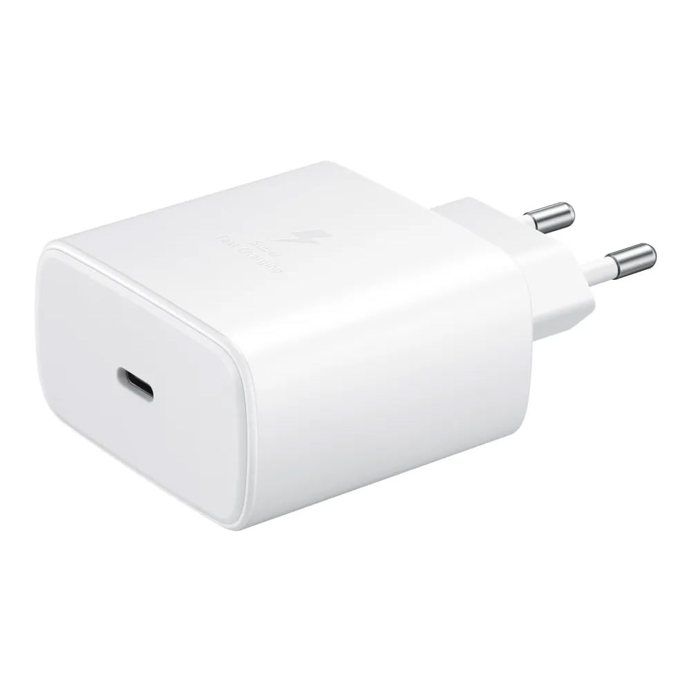 Samsung hurtigoplader 45 W EP-TA845EWE – Hvid