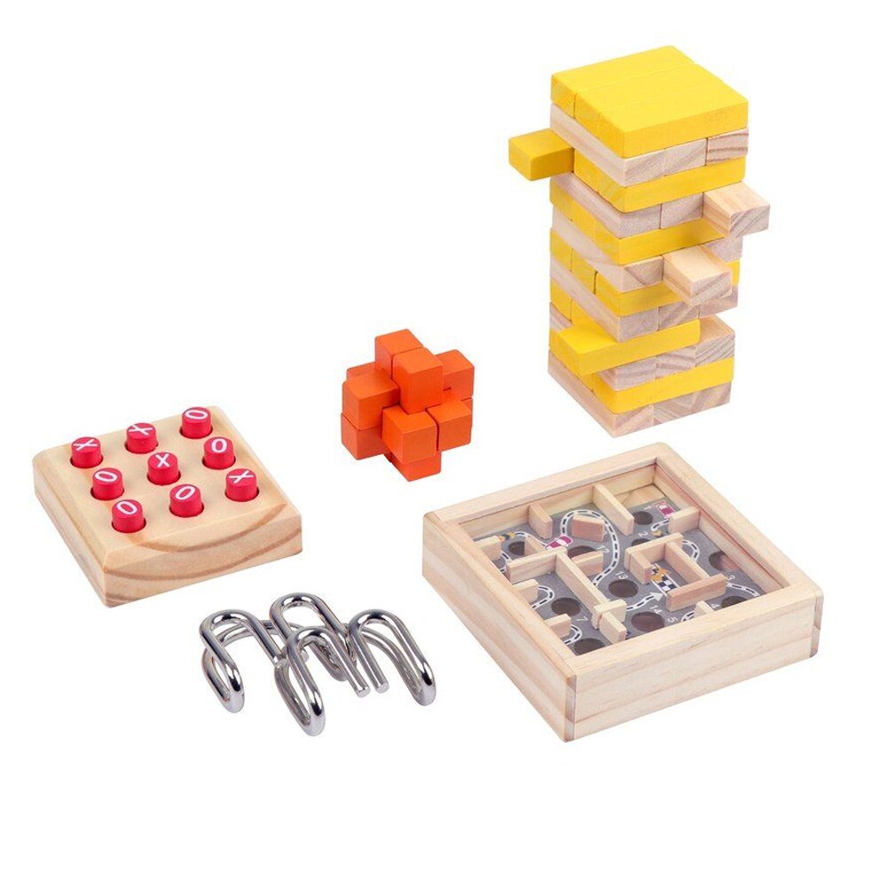 Hjernetræning - 5 små puslespil