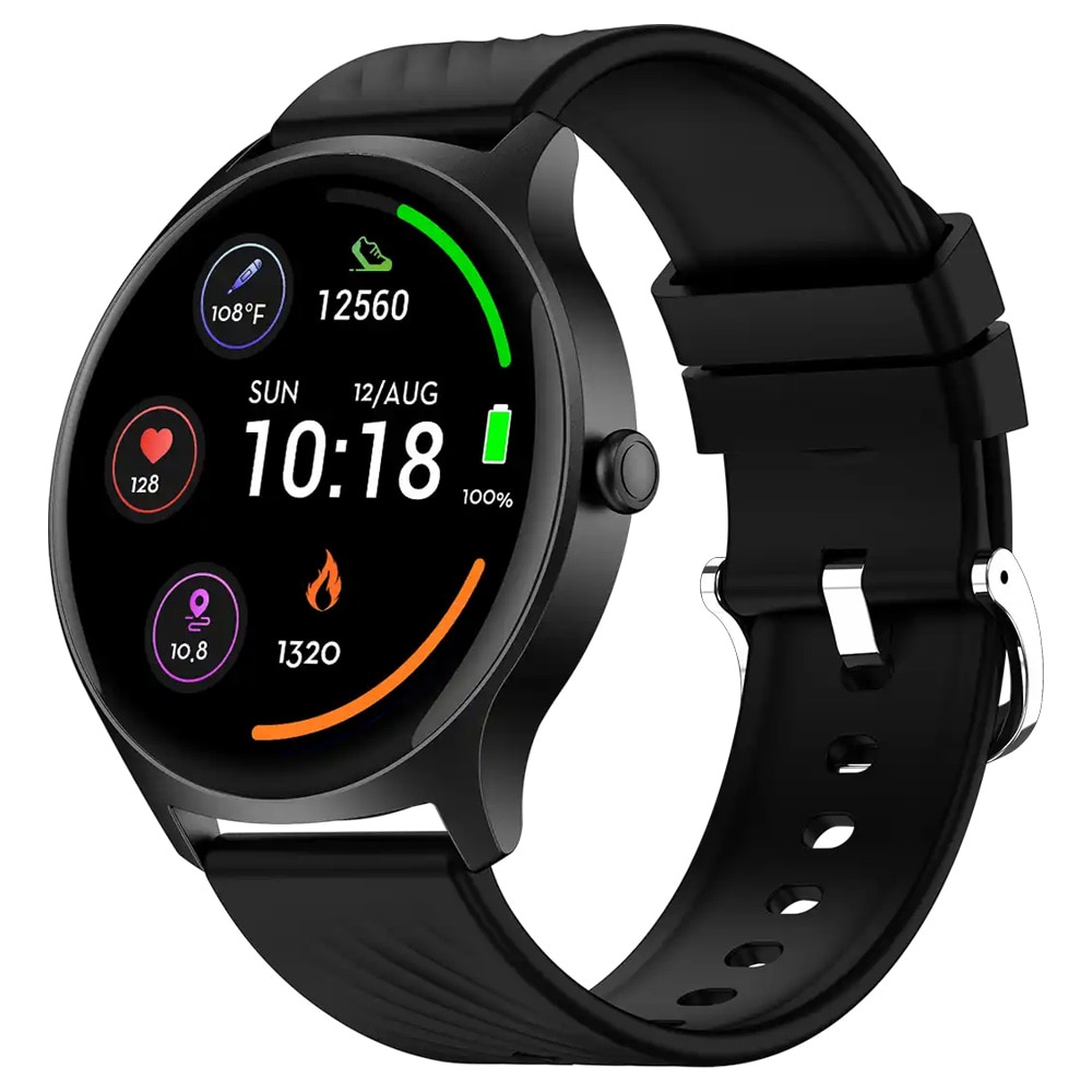 Denver Smartwatch med sundheds- og fitness-tracking - Svart