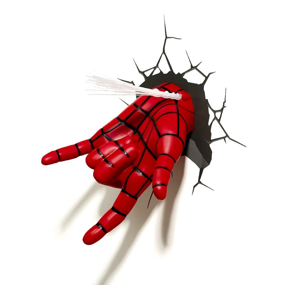 Marvel 3D-belysning - Spiderman hånd