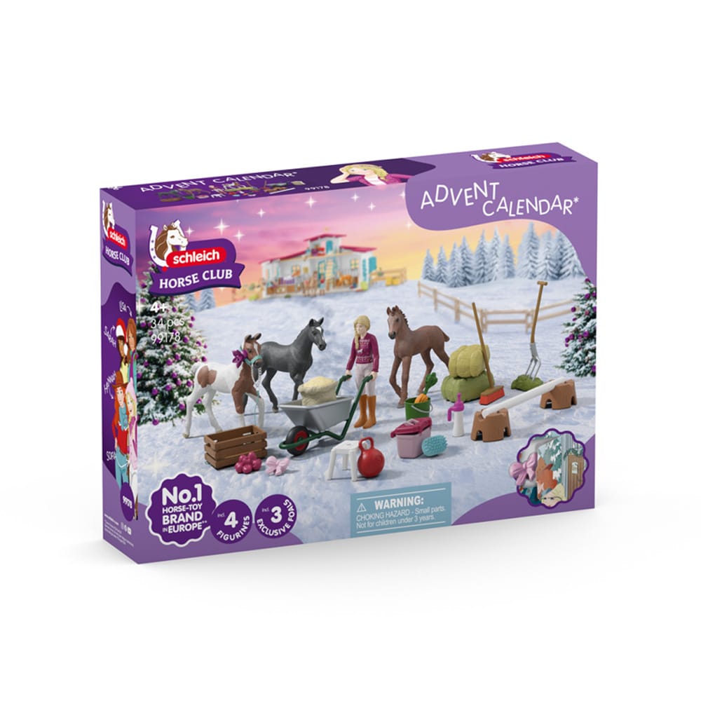 Schleich Horse Club Adventskalender 2025 - Julemirakel: Opdræt af føl