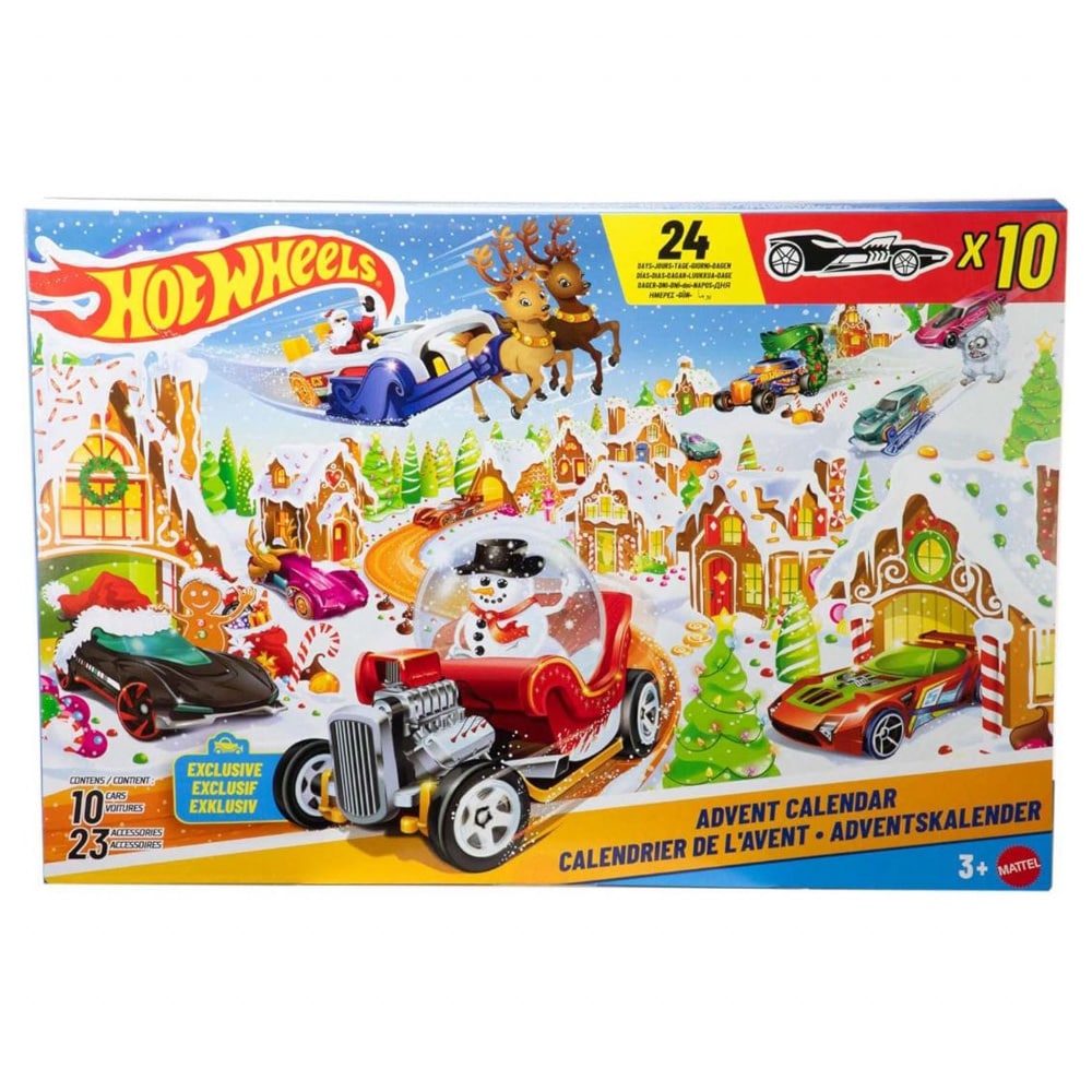 Hot Wheels Adventskalender 2025 - 24 dage med fartfyldte overraskelser