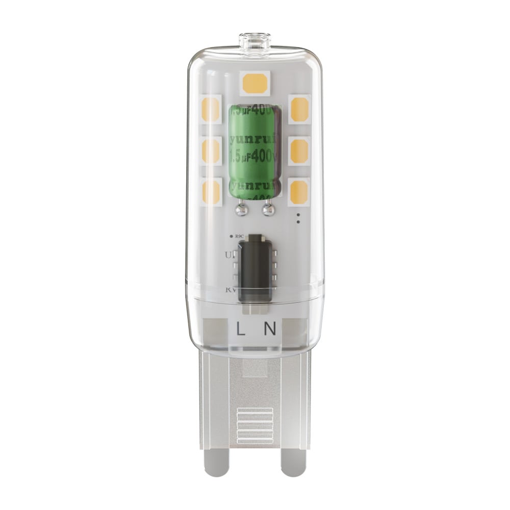 LED-pære G9 2,2W 200lm 3000K