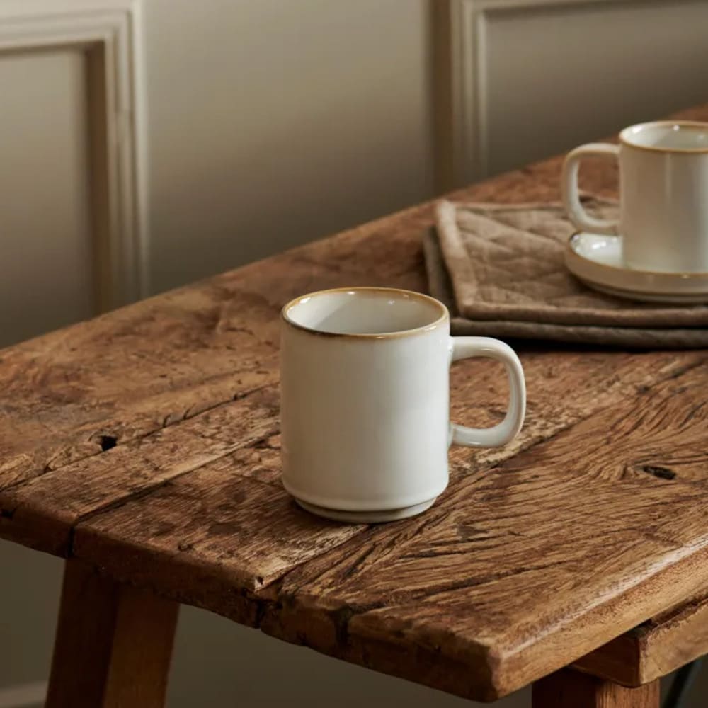 Mineral Marble keramisk krus 200 ml - hvid