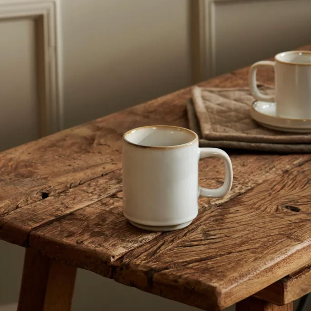 Mineral Marble keramisk krus 300 ml - hvid