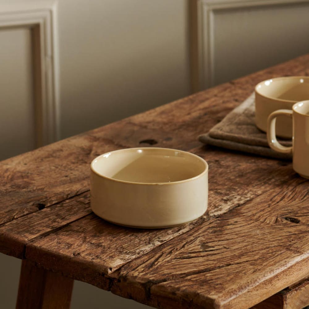 Mineralsk sandskål i keramik 12,7 cm