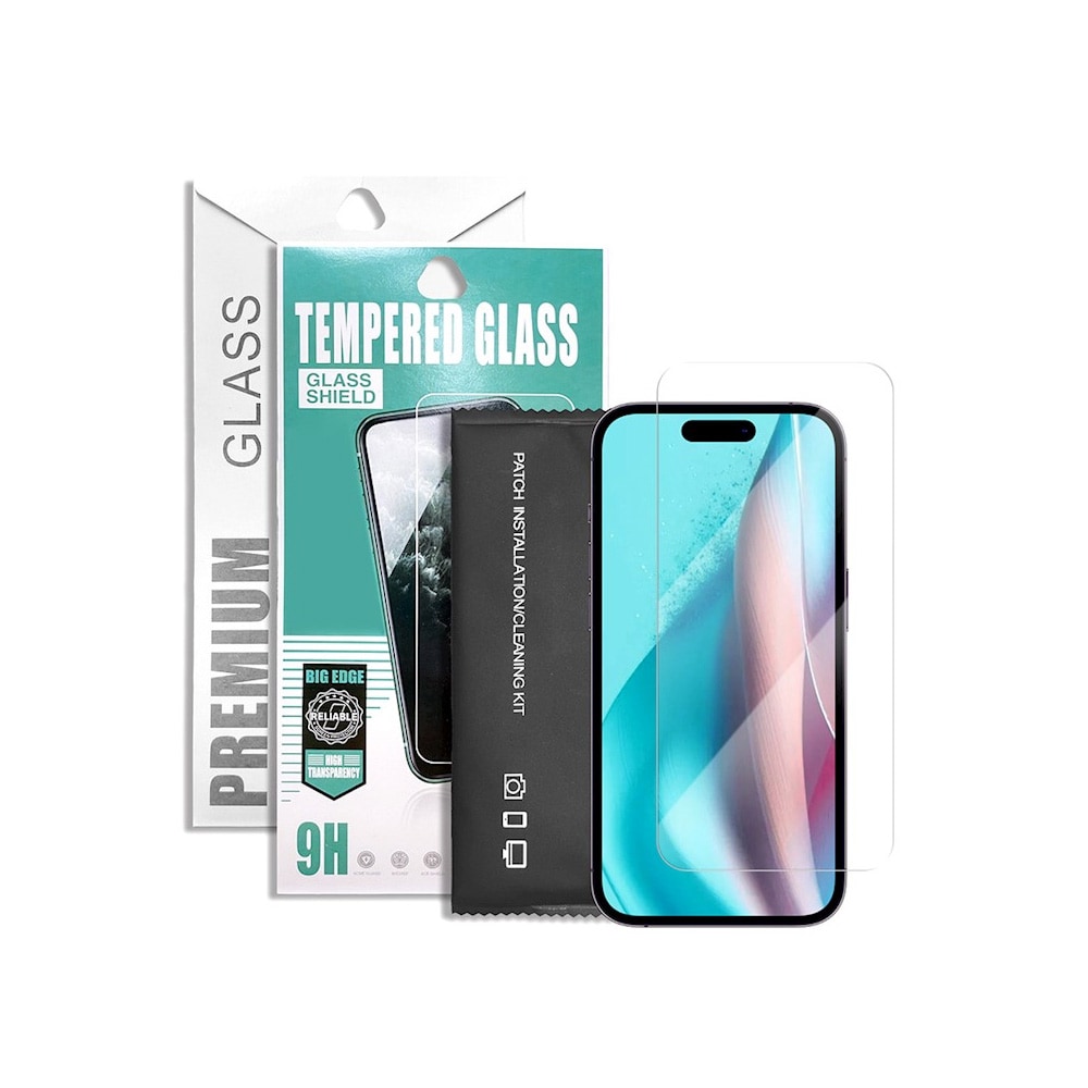 Hærdet skærmbeskytter 2.5D til Motorola Moto G15