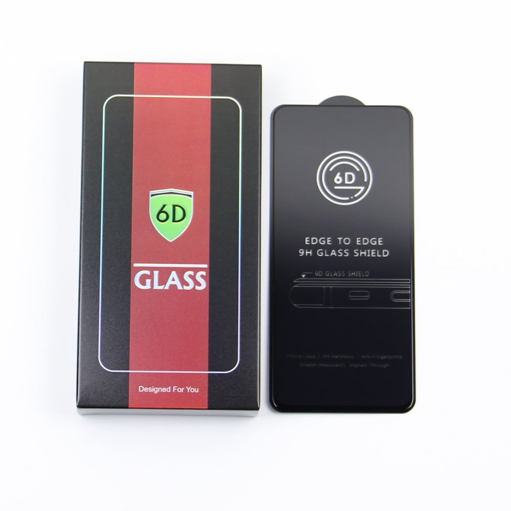 Hærdet skærmbeskytter 6D til Samsung Galaxy A36 5G med svart-ramme - 10-pak