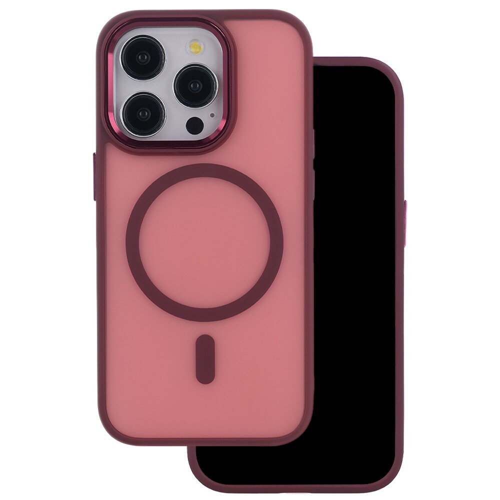 Frostat MagSafe-cover til iPhone 17 Pro – Rød