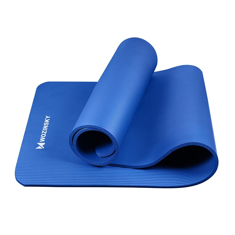 Wozinsky Yogamåtte 181 x 63 x 0,9 cm - Blå