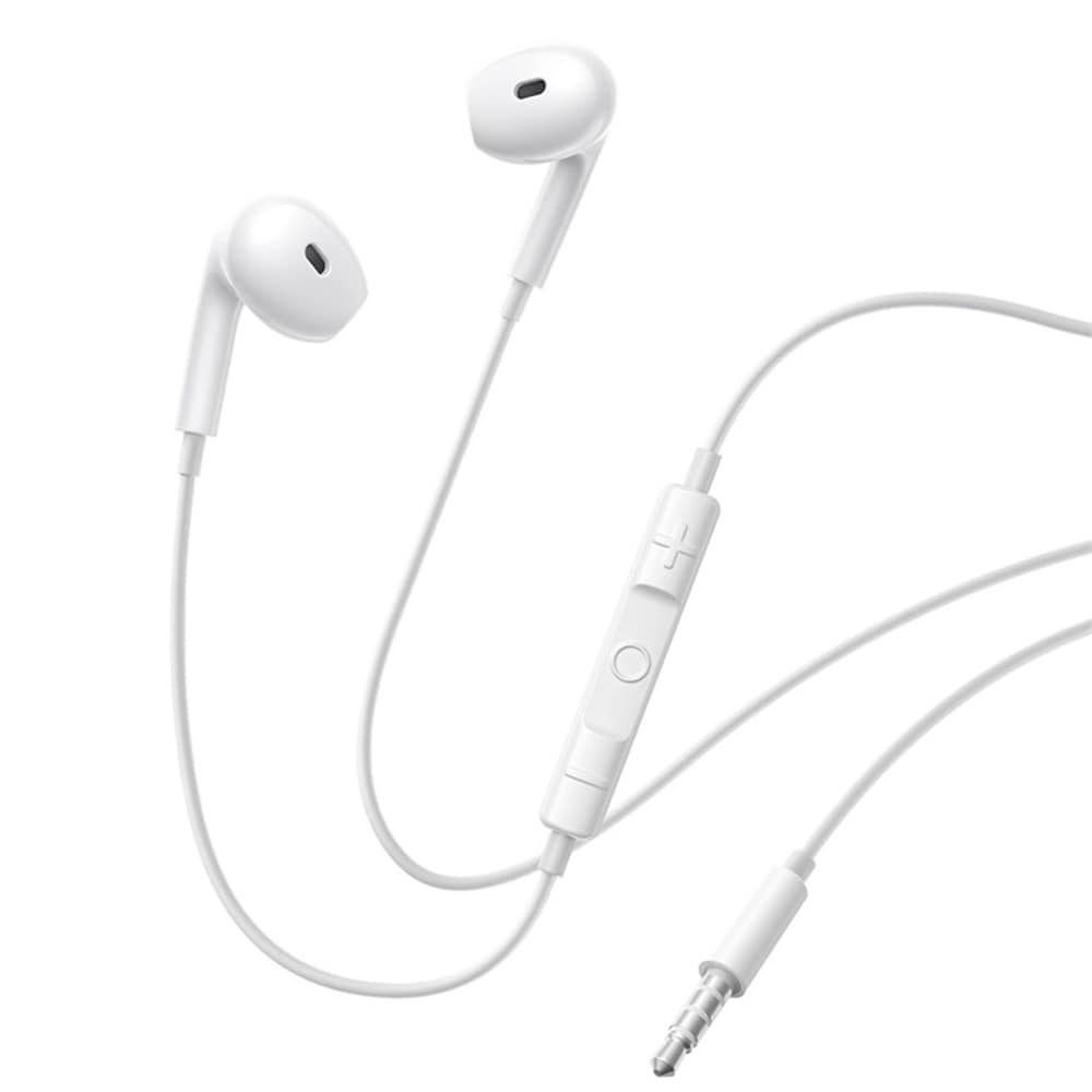 Baseus Encok HZ19 Wired In-Ear Headset 3,5 mm - Hvid