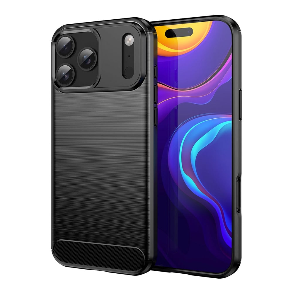 Sort cover til iPhone 17 Pro