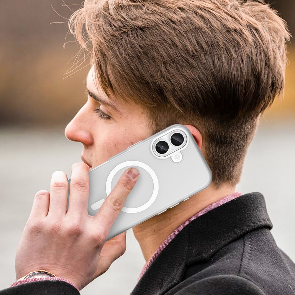 Coverl med MagSafe til iPhone 17 - Mat hvid