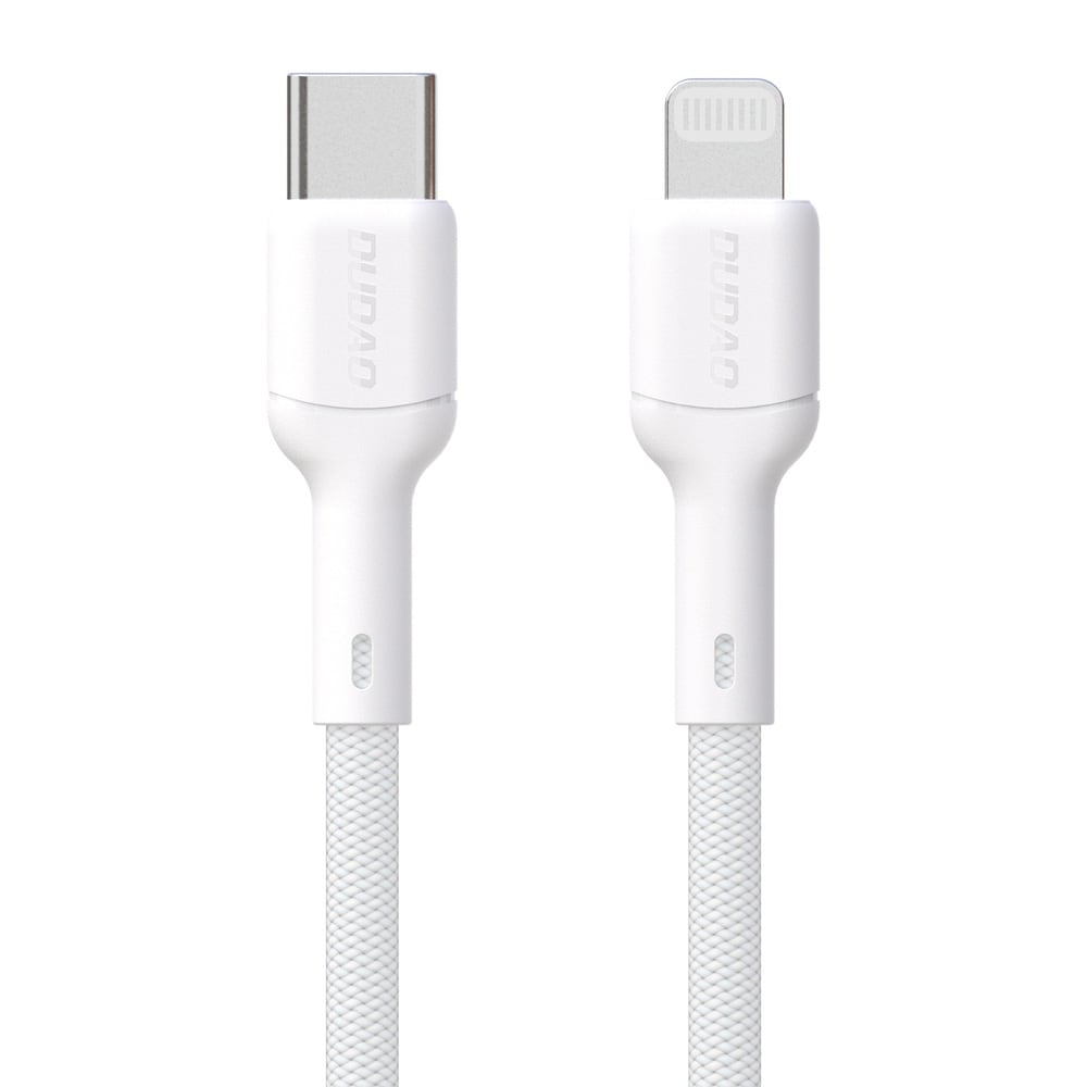 Dudao 30W USB-kabel USB-C til Lightning 2 m - Hvid