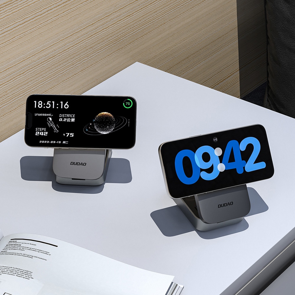 Dudao A11 Max 3-i-1 15W trådløs opladningsstation med MagSafe-kompatibilitet
