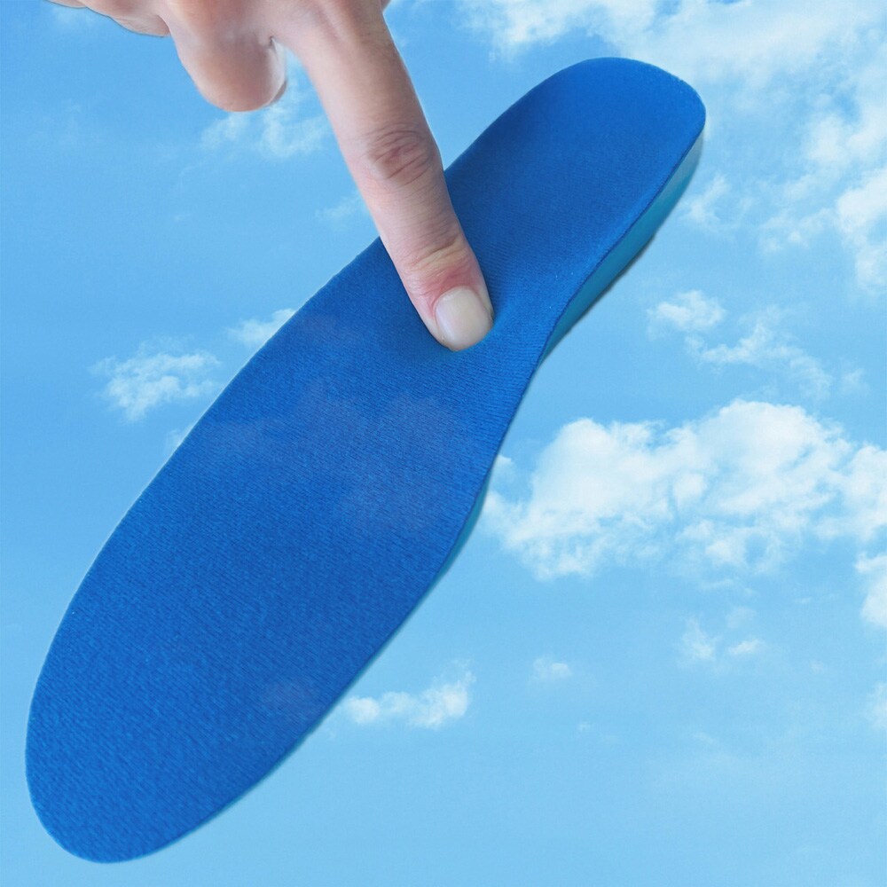Skoindlæg med AirTag-holder 155–170 mm – Blå