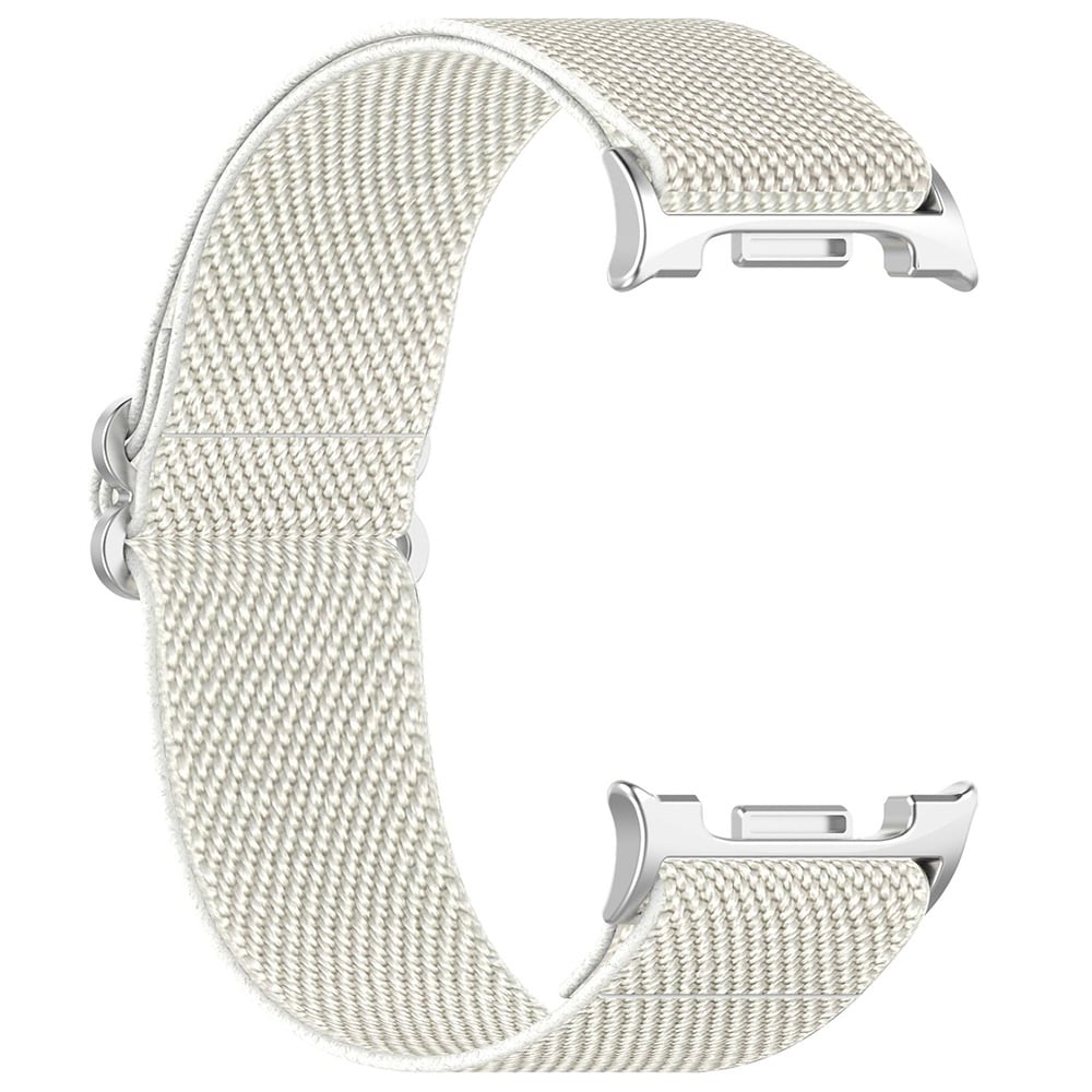 Nylonarmbånd til Samsung Galaxy Watch 8 / Watch 8 Classic - Starlight White