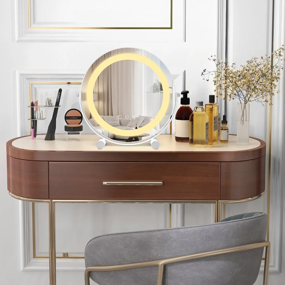 Makeup-spejl med LED-lys - 30 cm