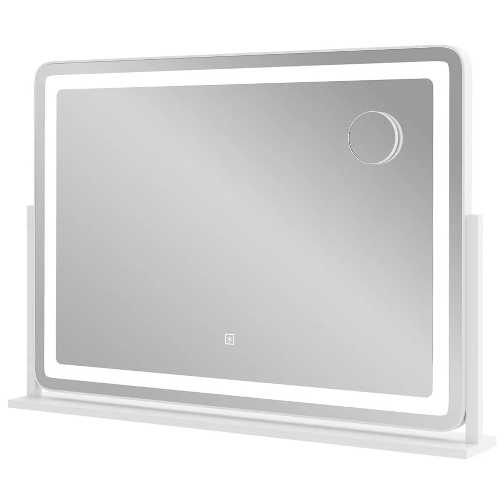 Makeup-spejl med LED-lys og touchkontrol – 80×55 cm