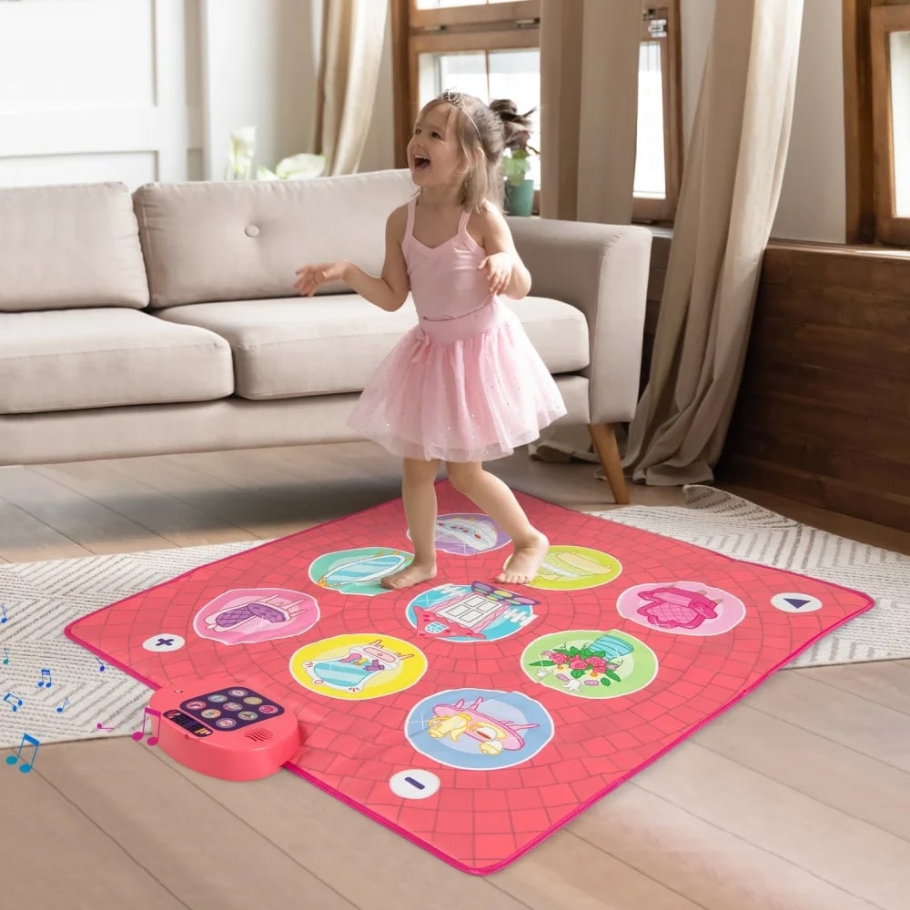 Lege- og dansemåtte 100x90cm