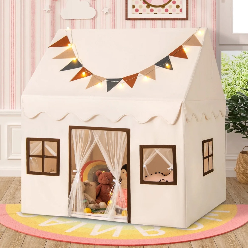 Legetelt med LED-belysning - magisk legerum for børn