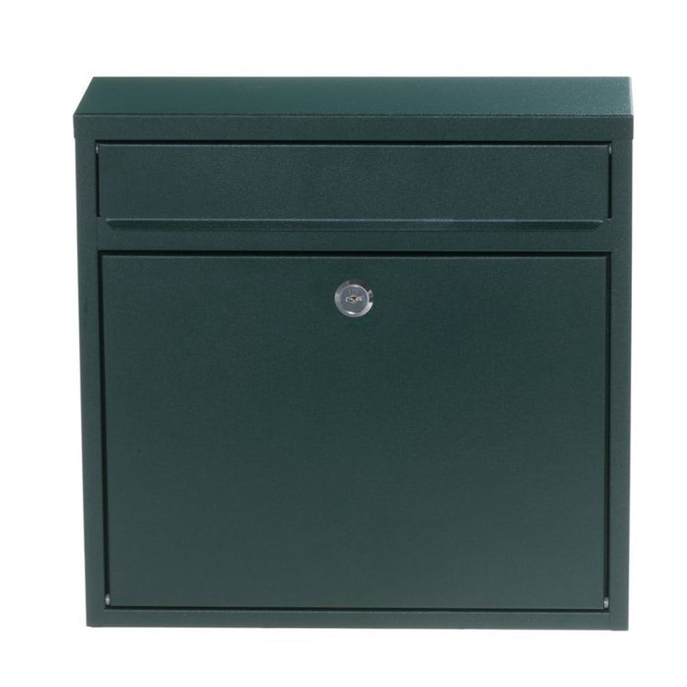 Tarmo Brevkasse med lås 32x31x11cm - Grøn