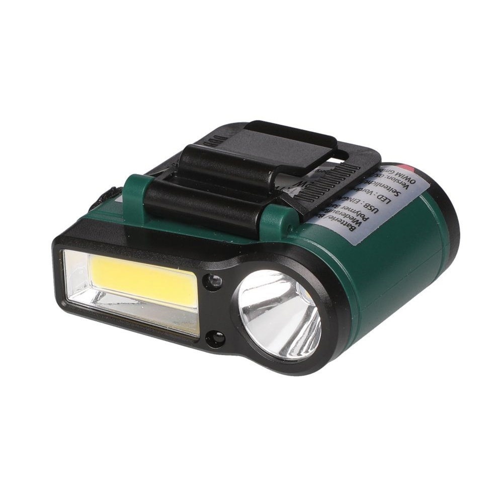 Tarmo Genopladelig kasketlampe med sensor og klipsfastgørelse