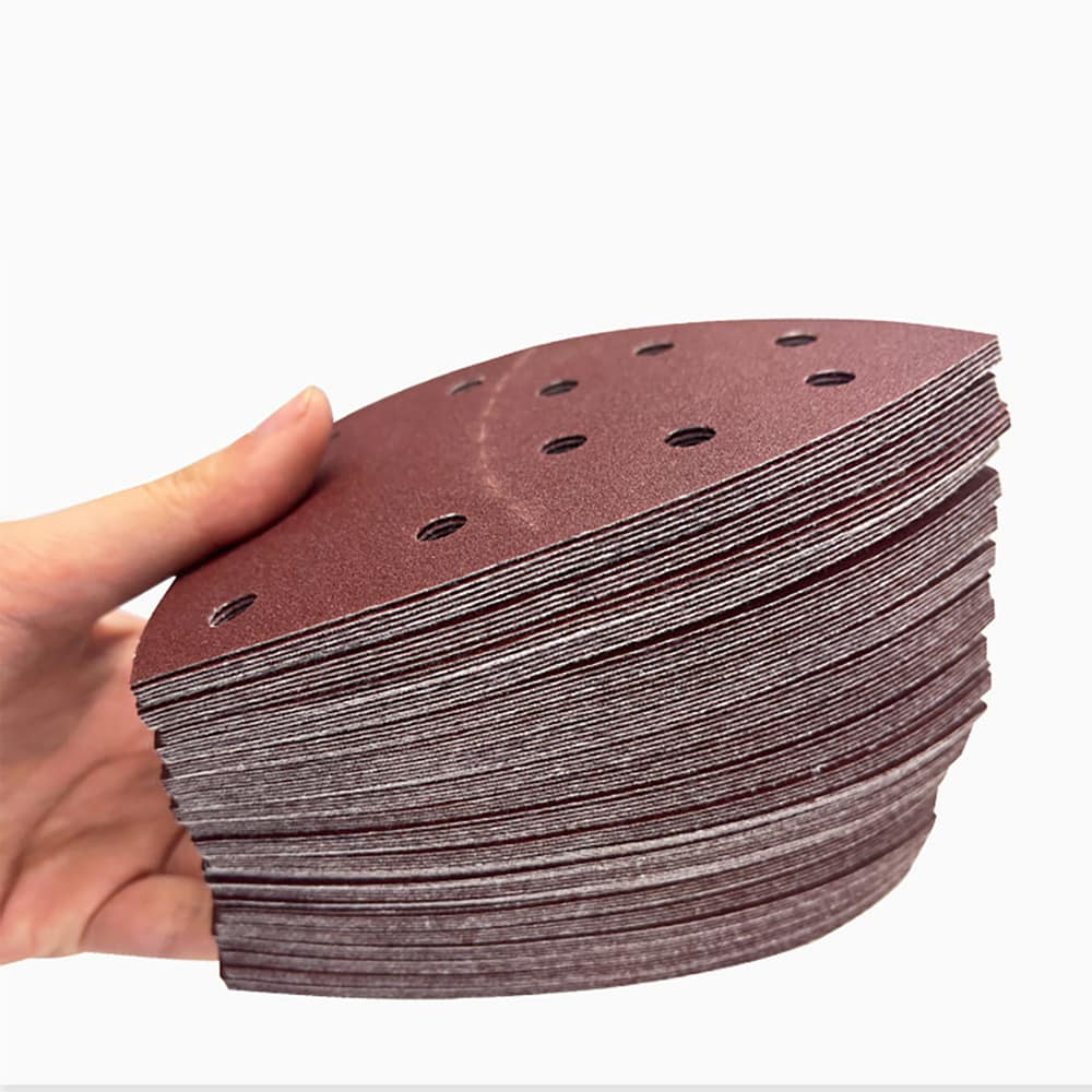 Sandpapirsæt 125x105mm 10 forskellige kornstørrelser 100-pak