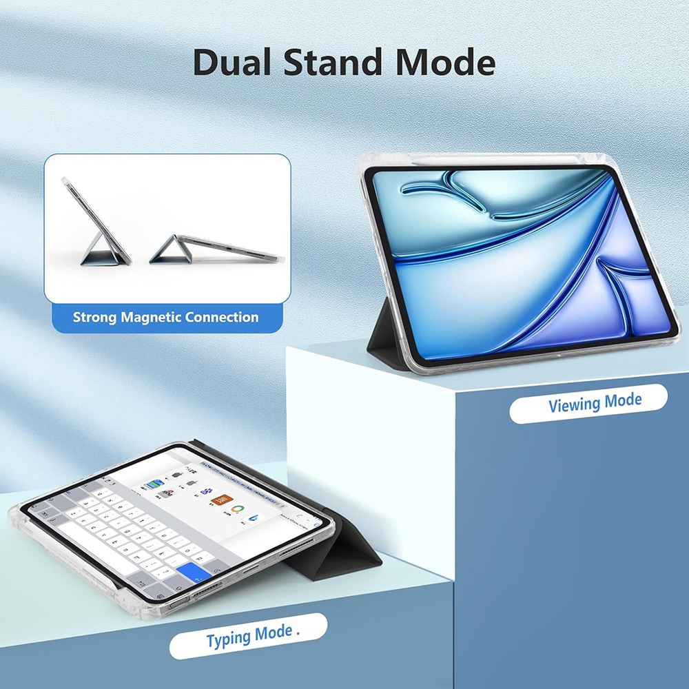 Silikoneetui med stativ til iPad Pro 2025(M5) 11"