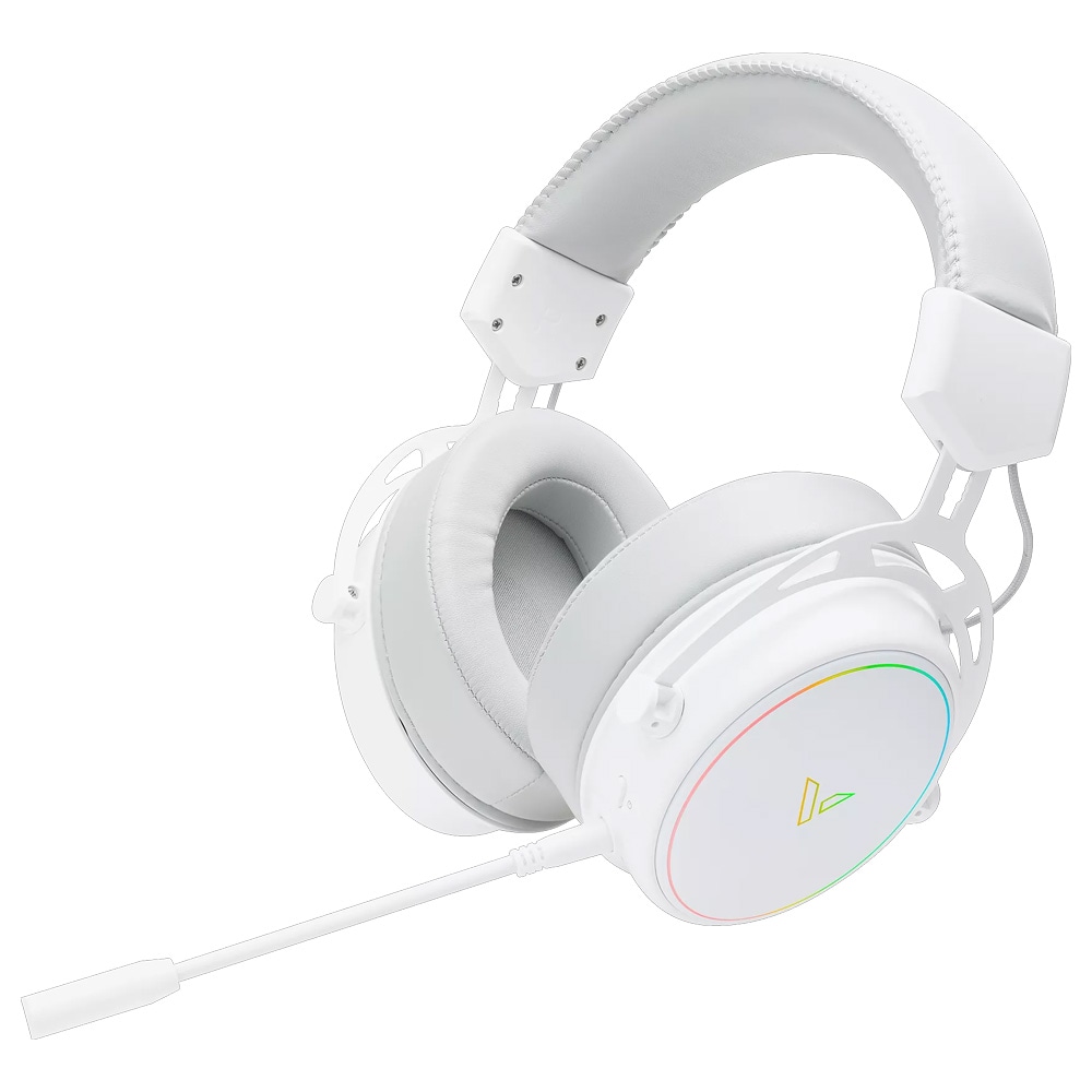 Rapoo VH800 trådløst gaming-headset med RGB - hvid