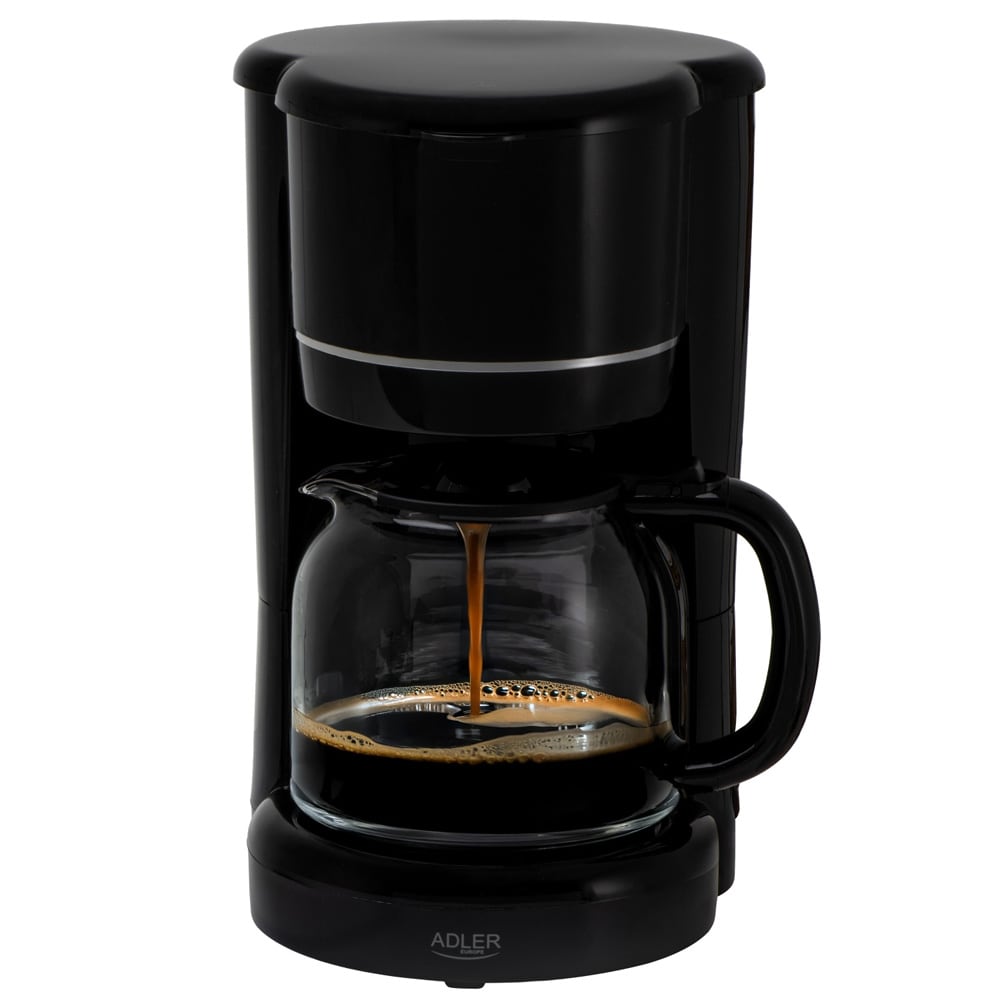 Kaffemaskine til 12 kopper / filterkaffemaskine / sort kaffemaskine / kaffebrygger
