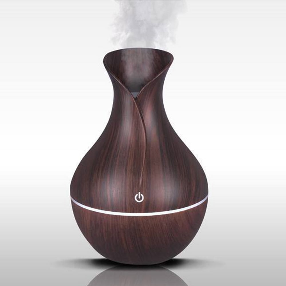 Luftfugter i mørkt træ